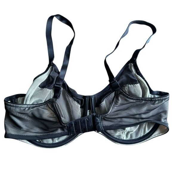 Chantelle Black Lace Underwire Bra 34DDD - Picture 2 of 4